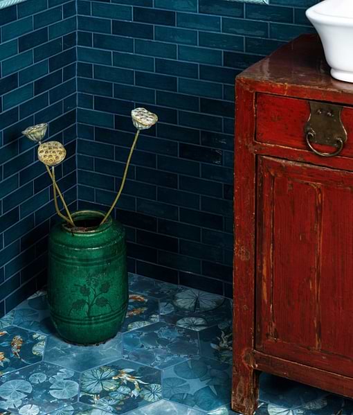 Petite Porcelain Gloss Blue