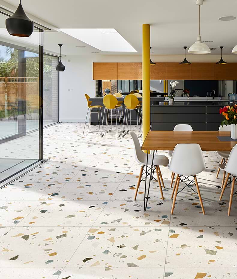 Piazza Porcelain Geo Pearl