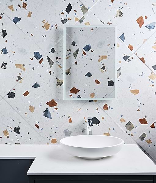 Piazza Porcelain Geo Pearl