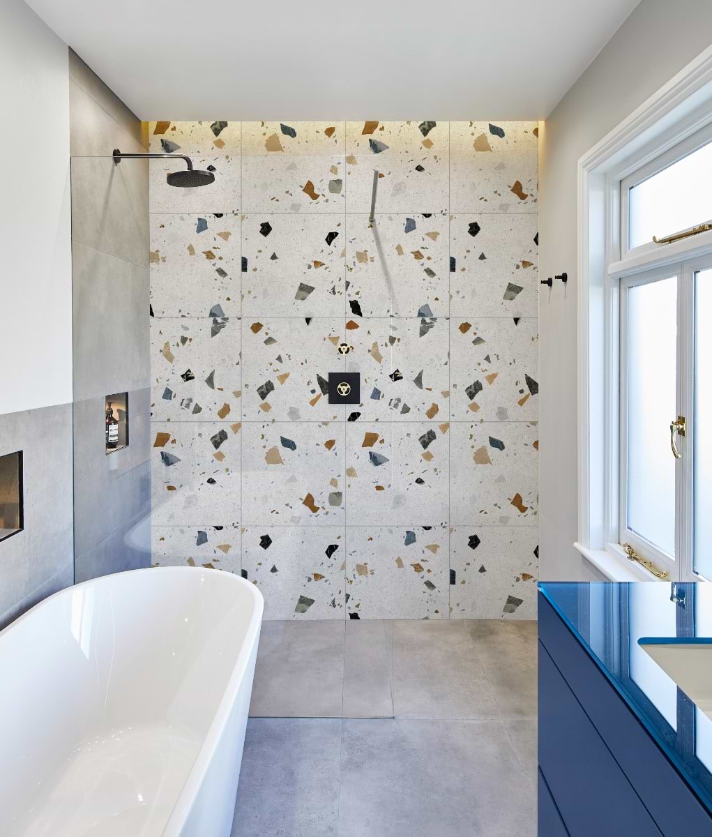Piazza Porcelain Geo Pearl