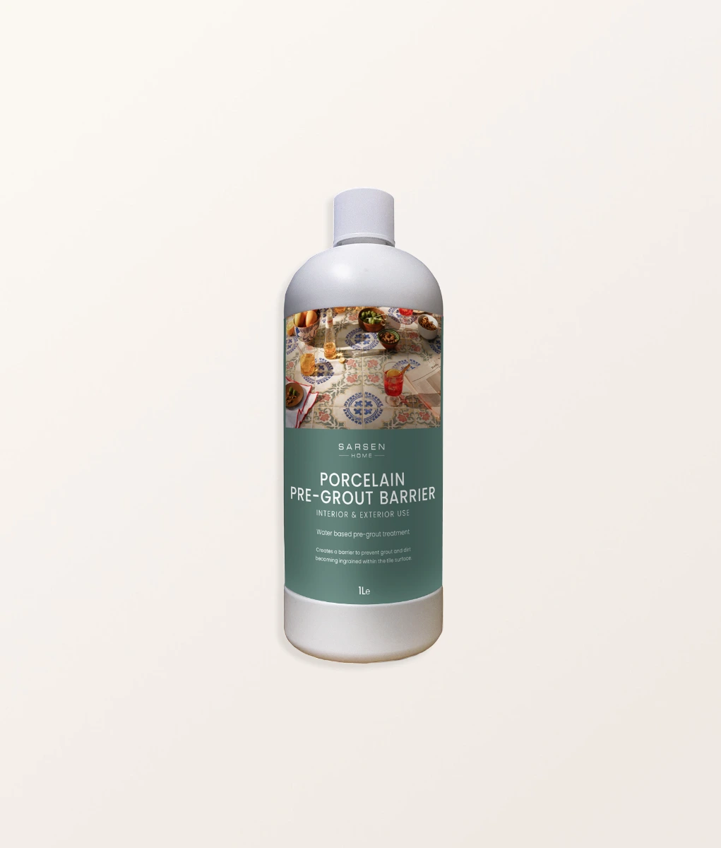 Sarsen Home Porcelain Pre-Grout Barrier