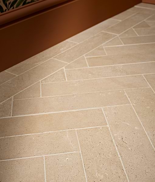 Portland Limestone Parquet Honed