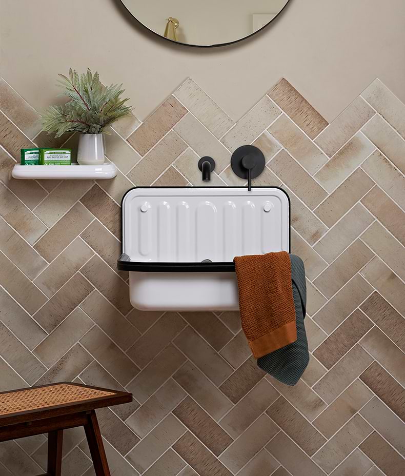 Pottery Porcelain Oatmeal Brick