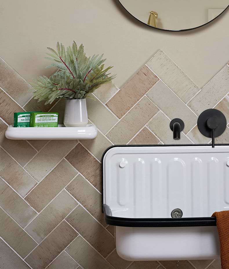 Pottery Porcelain Oatmeal Brick