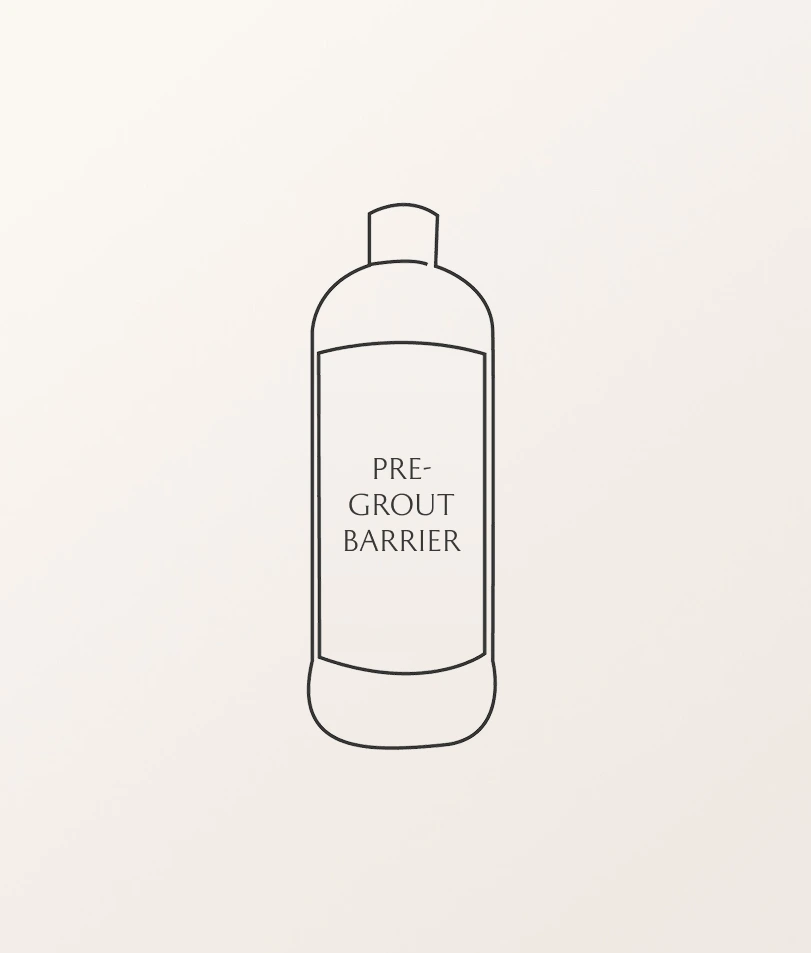 Sarsen Home Porcelain Pre-Grout Barrier