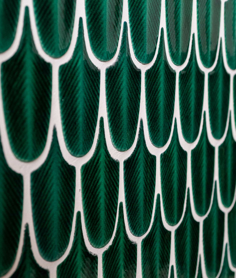 Preen Porcelain Mosaic Emerald