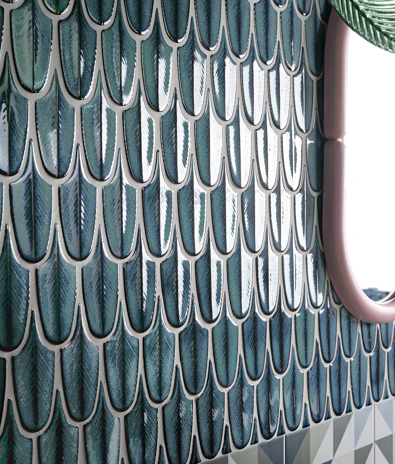 Preen Porcelain Mosaic Verdigris