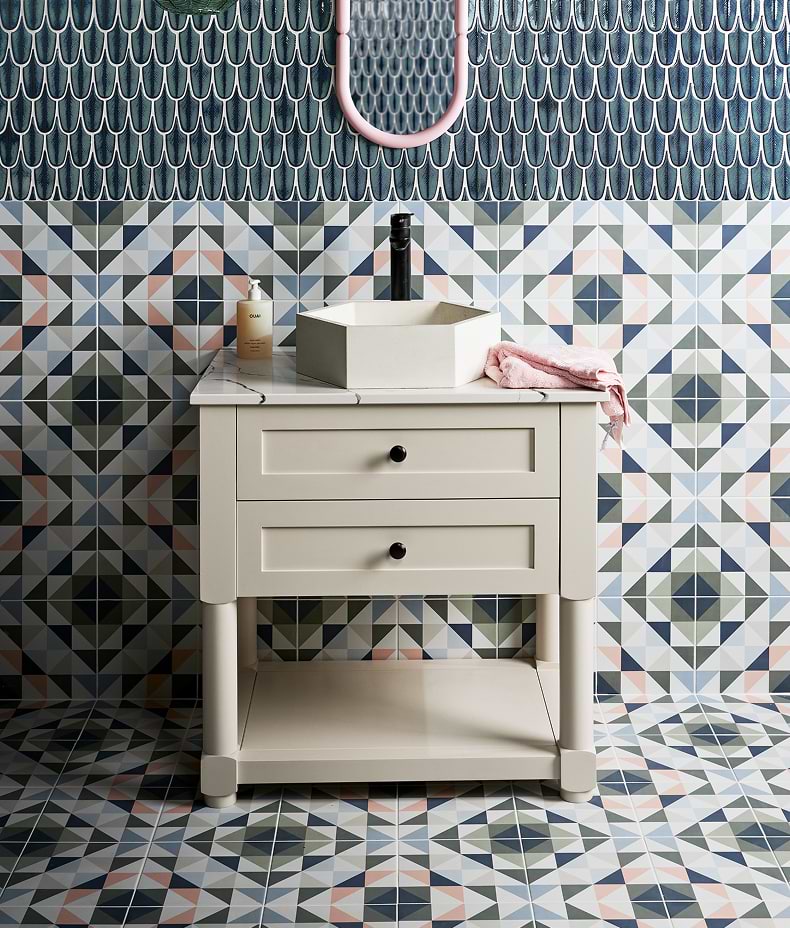 Preen Porcelain Mosaic Verdigris