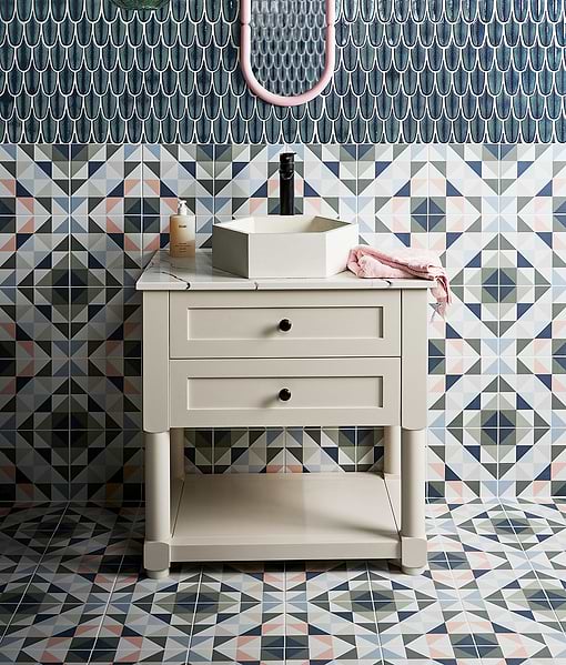 Preen Porcelain Mosaic Verdigris
