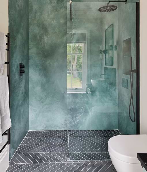 Metropolitan Slate Chevron Riven Finish