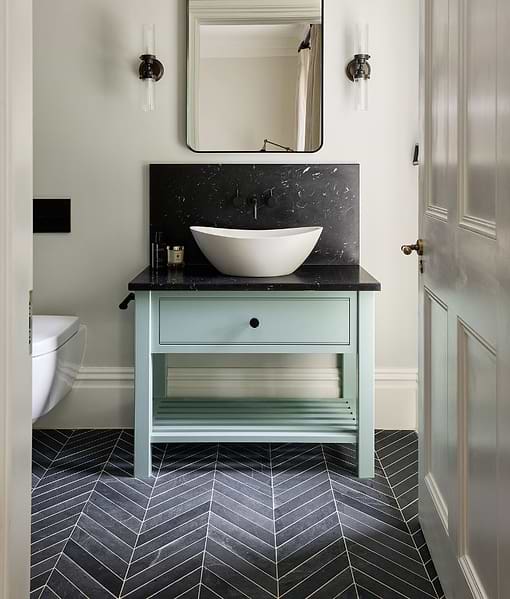 Metropolitan Slate Chevron Riven Finish