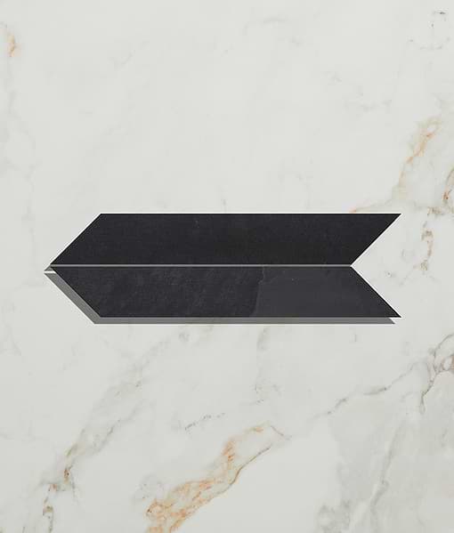 Metropolitan Slate Chevron Riven Finish