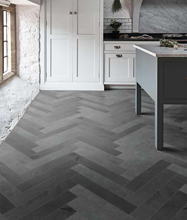 Metropolitan Slate Parquet Riven Finish