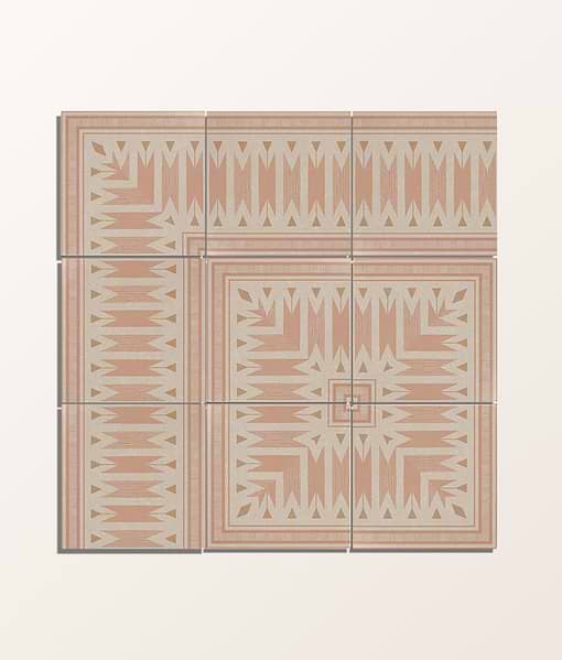 Aventuras Ziggy Corner Terracotta Porcelain