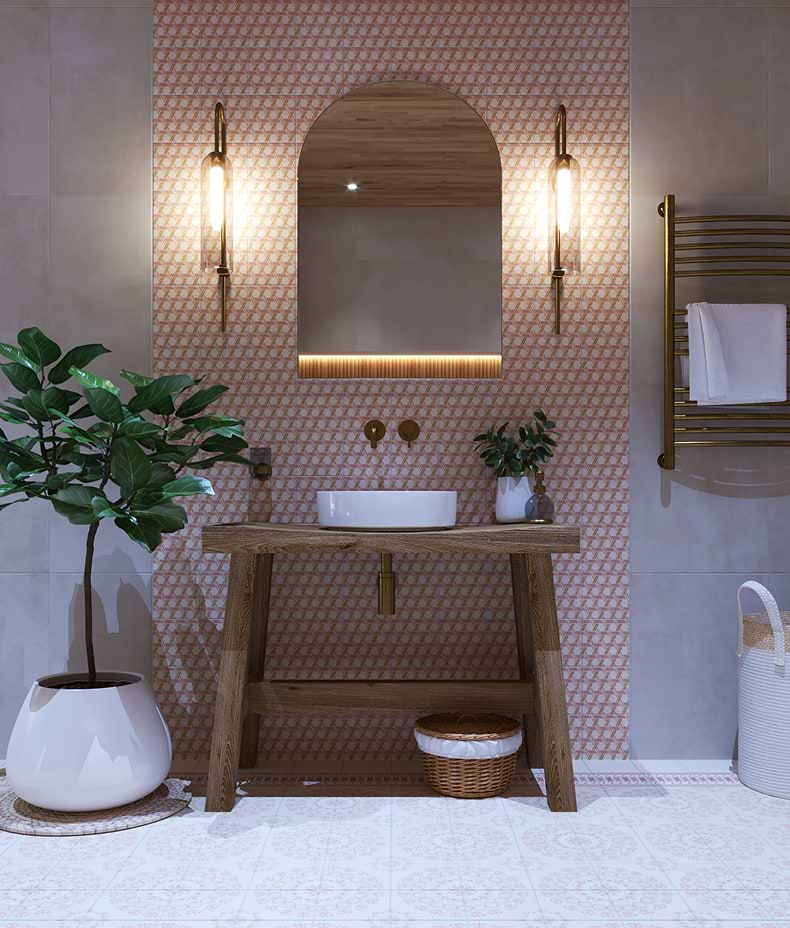 Aventuras Malla Terracotta Porcelain