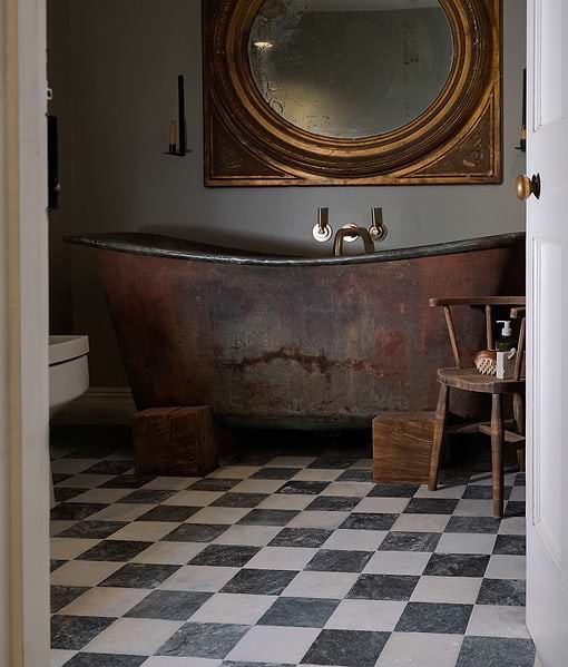 Long Island Marble Tumbled Finish