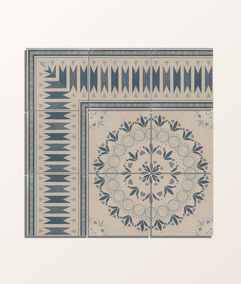 Aventuras Palma Blue Porcelain