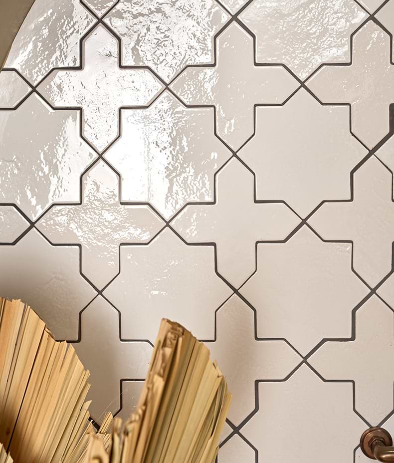Fez Porcelain Cross White