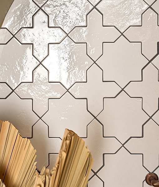 Fez Porcelain Cross White
