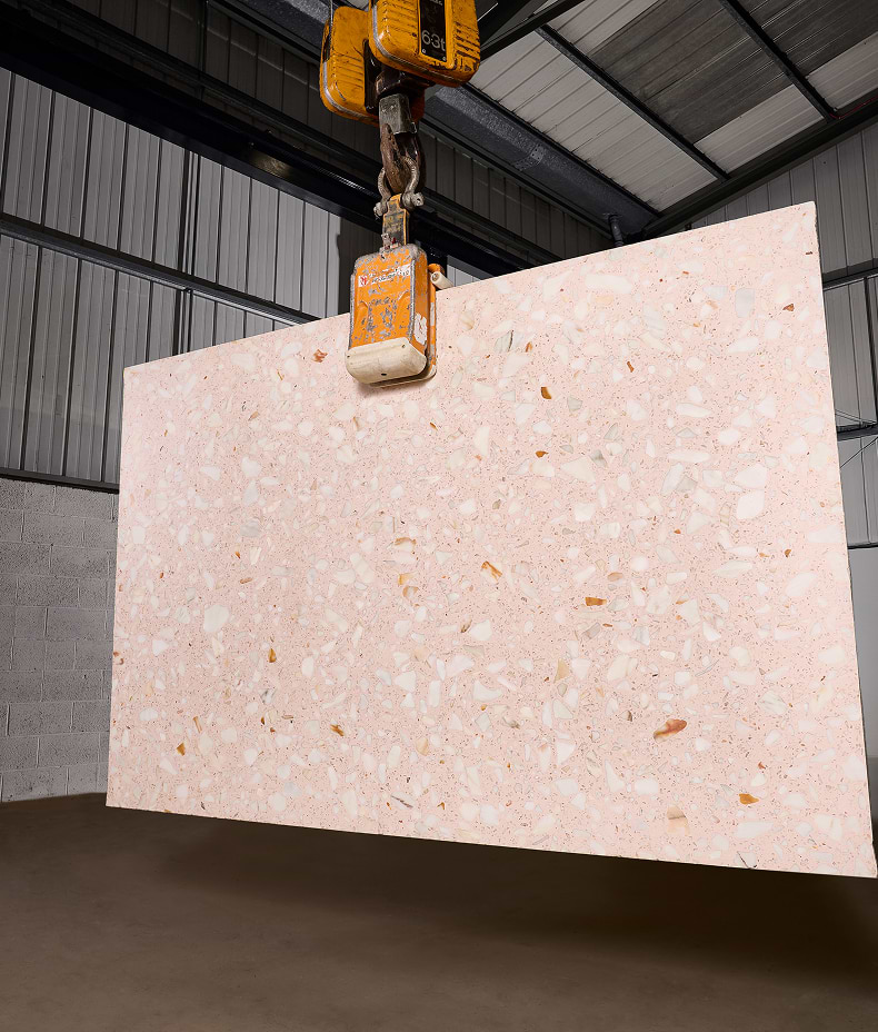 Rialto Terrazzo Ballerin Honed Slab