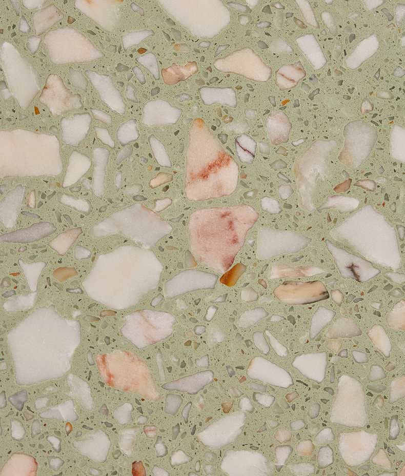 Rialto Real Terrazzo Laguna Honed Slab