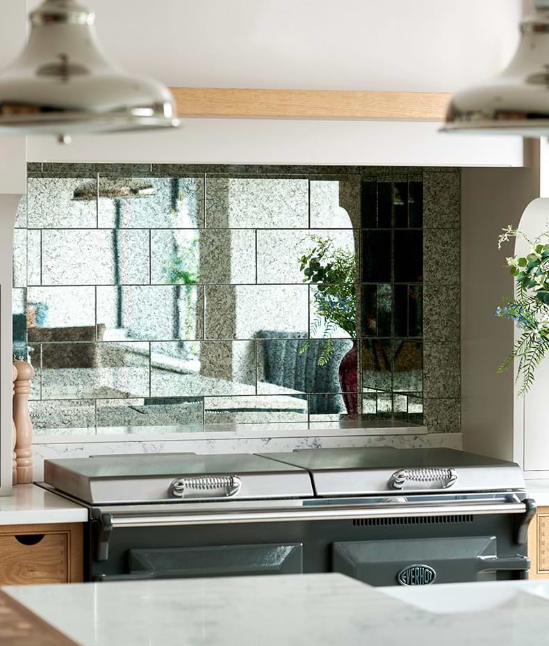 Rococo Glass Mirror Mercury