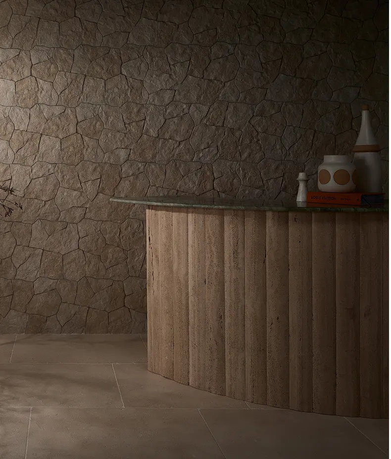 Romano Travertine Honed Slab