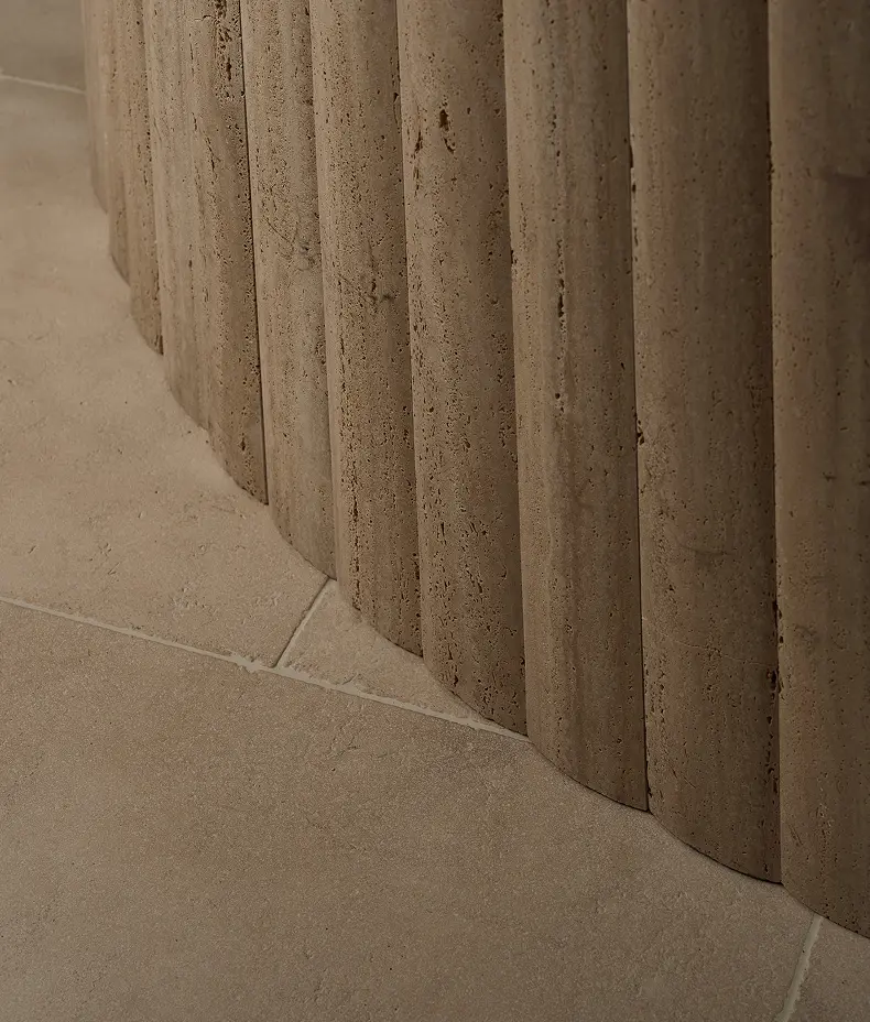 Romano Travertine Honed Slab
