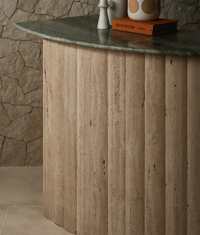 Romano Travertine Honed Slab