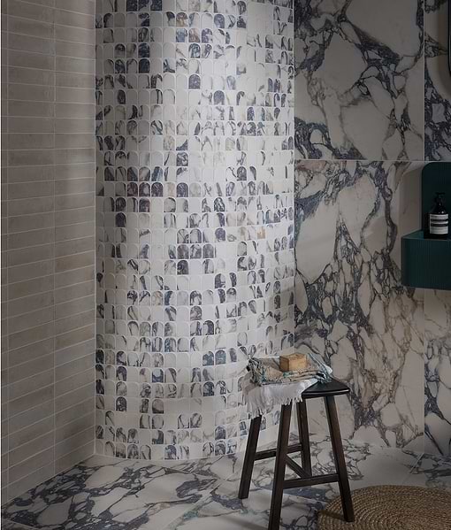 Savoy Novo Porcelain Matt Arch Mosaic