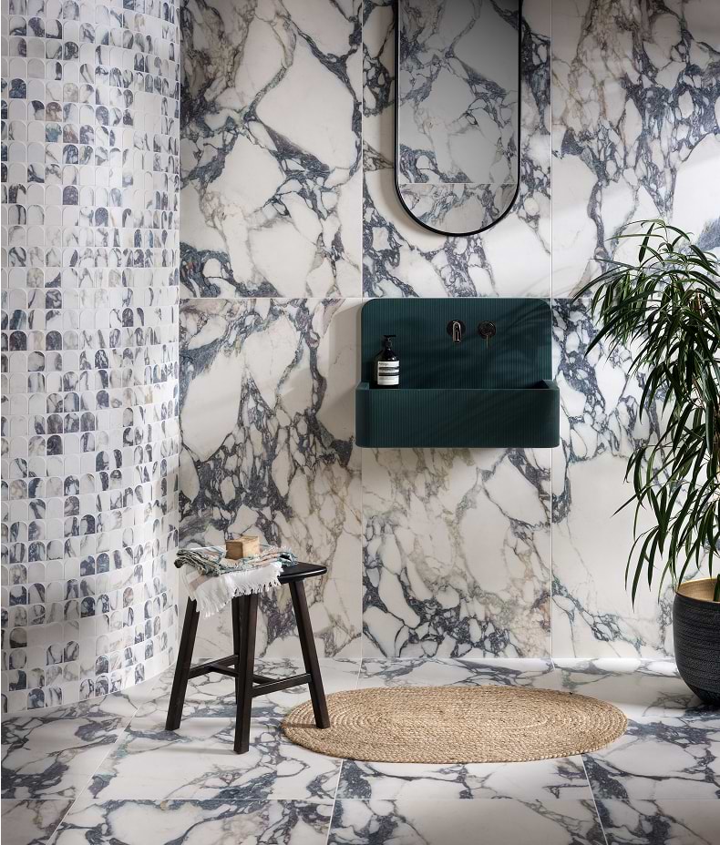 Savoy Novo Porcelain Matt Arch Mosaic