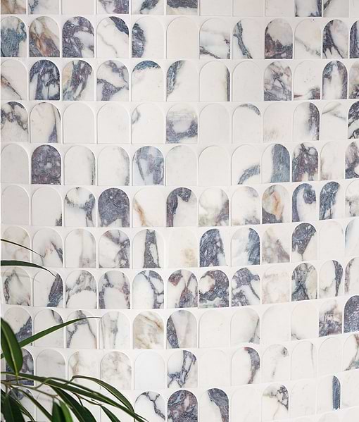 Savoy Novo Porcelain Matt Arch Mosaic