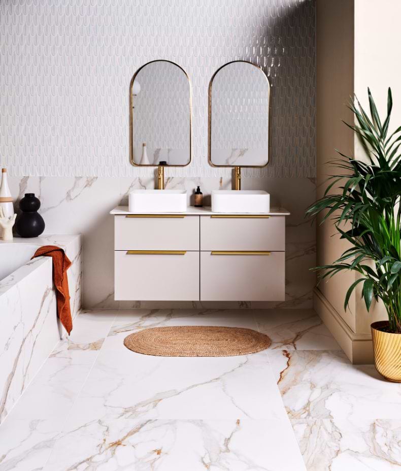 Sculpture Grande Porcelain Calacatta Maximus