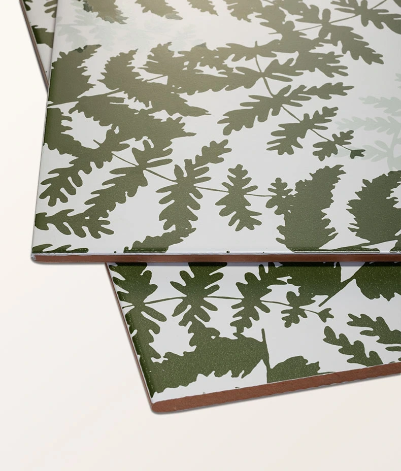 Silk Screen Ceramic Fernery