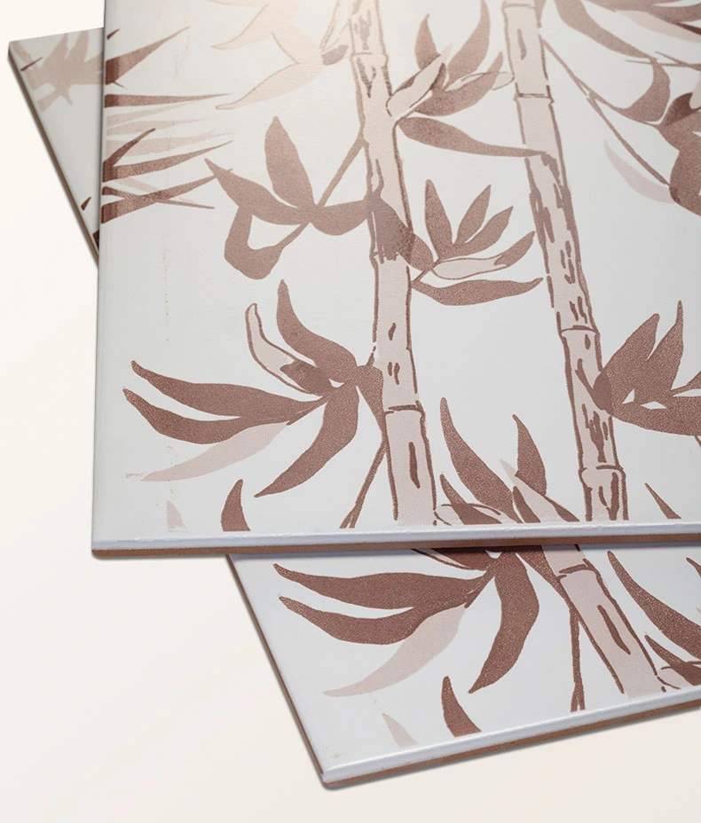 Silk Screen Ceramic Lantau Bamboo Chocolate