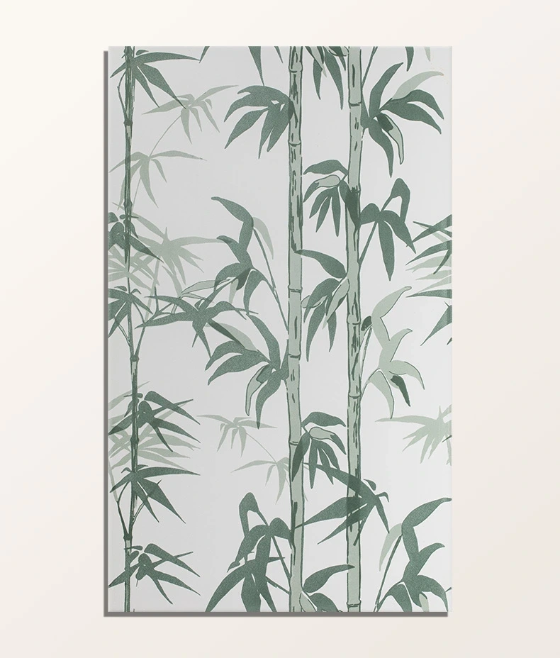 Silk Screen Ceramic Lantau Bamboo Smoke Green