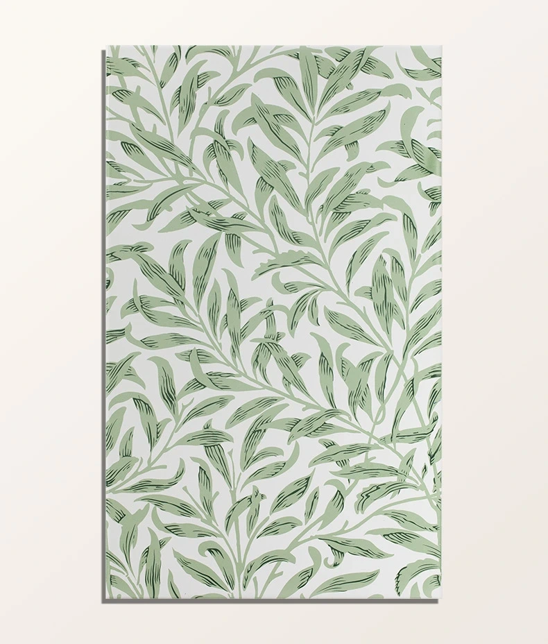 Silk Screen Ceramic Willow Cottage Spring Leaf