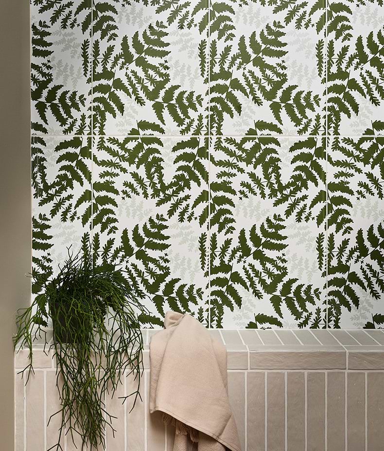 Silk Screen Ceramic Fernery