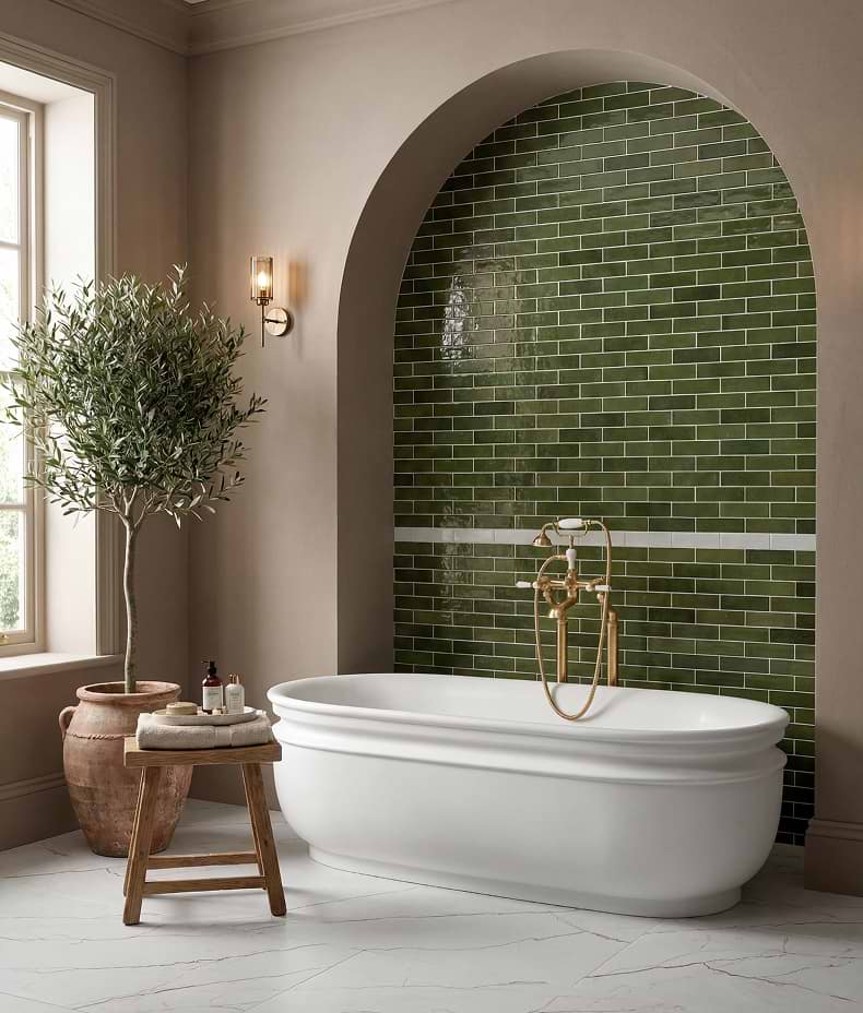 Petite Porcelain Gloss Olive