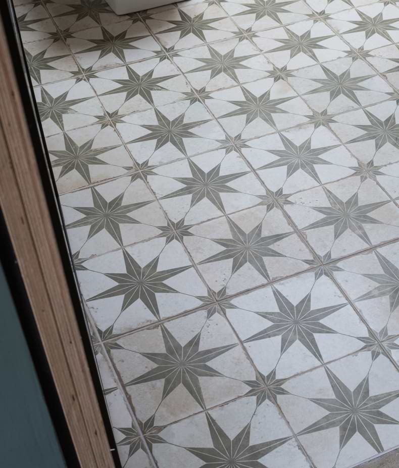 Spitalfields Ceramic Retro Star Sage