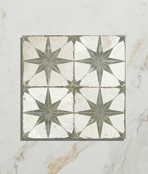 Spitalfields Ceramic Retro Star Sage