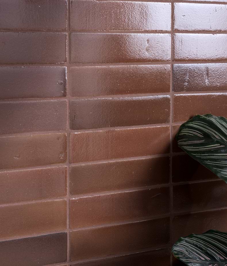 Stone Glaze Ceramic Cola Gloss Brick