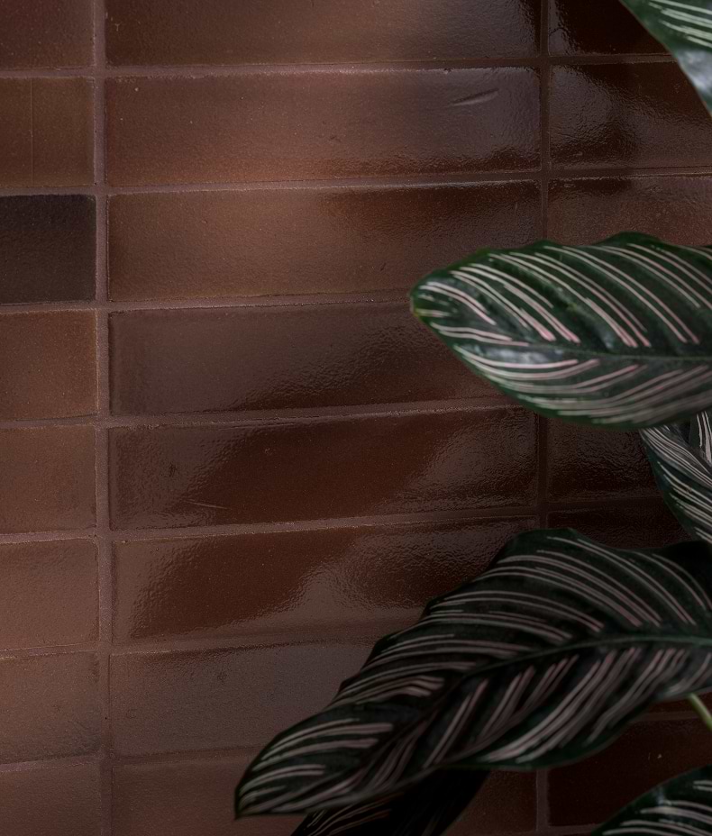 Stone Glaze Ceramic Cola Gloss Brick