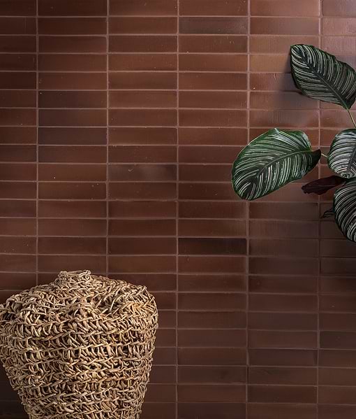 Stone Glaze Ceramic Cola Gloss Brick