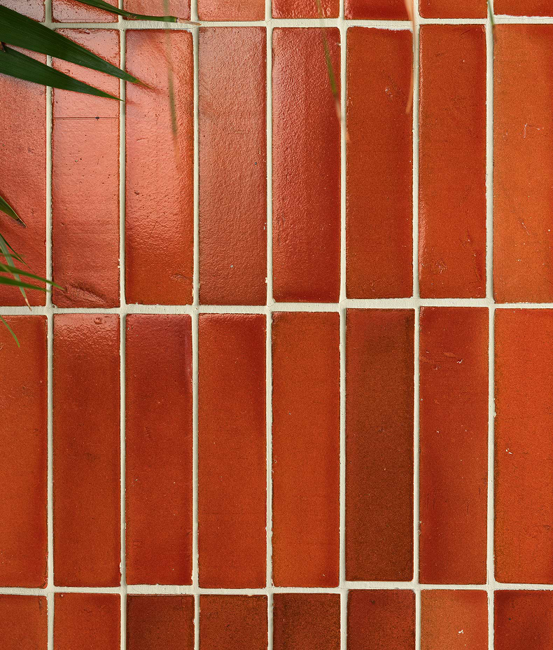Stone Glaze Ceramic Imperial Red Gloss Brick