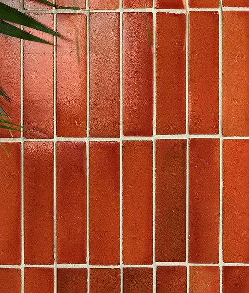 Stone Glaze Ceramic Imperial Red Gloss Brick