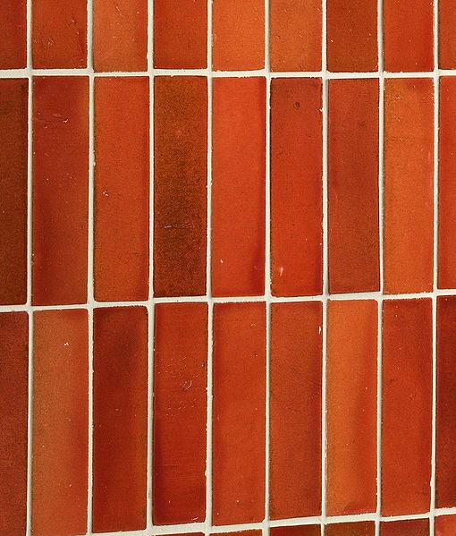 Stone Glaze Ceramic Imperial Red Gloss Brick