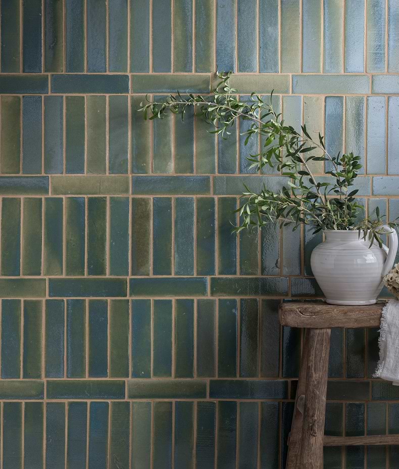 Stone Glaze Ceramic Winter Pond Gloss Brick