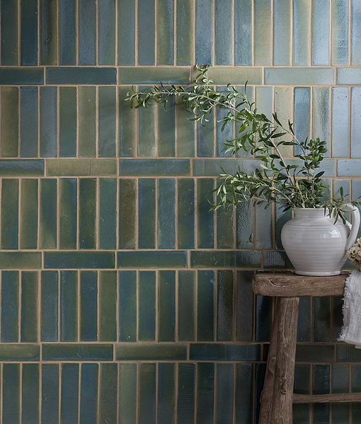 Stone Glaze Ceramic Winter Pond Gloss Brick