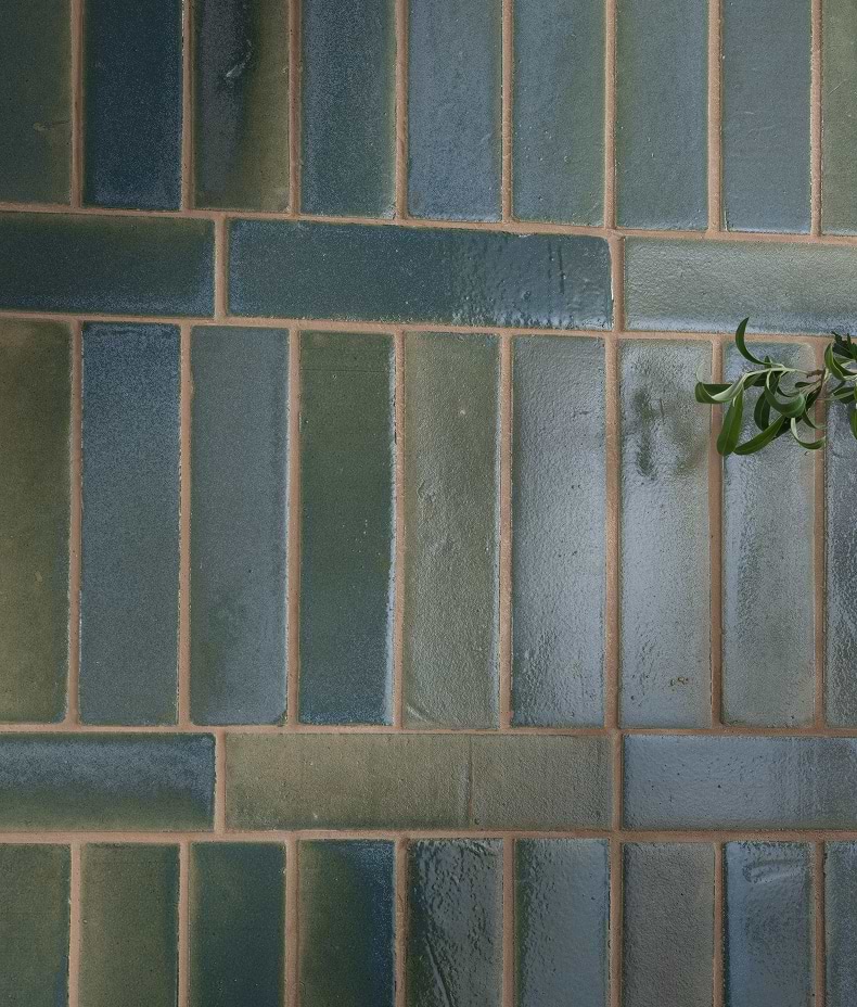 Stone Glaze Ceramic Winter Pond Gloss Brick